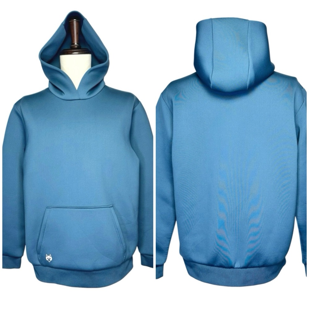 Greyson | Men | Chene Storm Blue Performance Golf Pullover Hoodie | Size Large